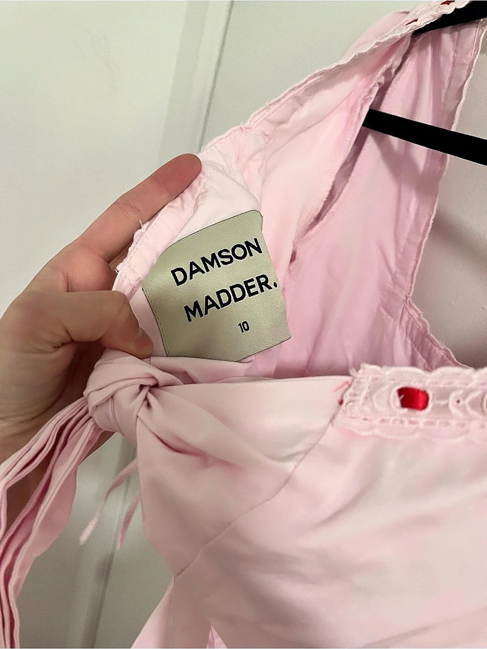 Damson Madder Floral Tiered Maxi Dress in Pink Size 10 - Picture 5 of 5